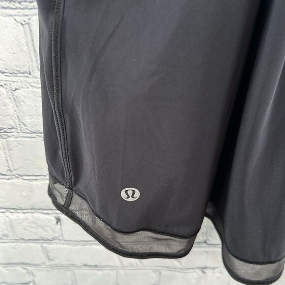 🖤 Lululemon Black Mix and Mesh Flow Tank - Size 4 - Picture 3 of 4